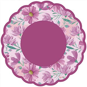 Folha Poli Redondo Charlote 68cm - 50 Un