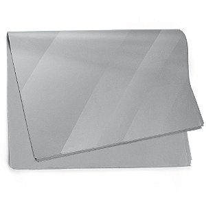 Folha Sujinho 49x69cm Liso Prata - 50 Un