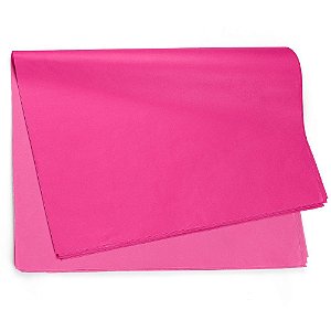 Papel Seda Liso Pink 49x69cm - 50 Un