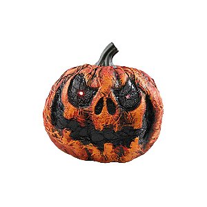 Abóbora Decorativa com Luz Nervosa Halloween - 1 Un