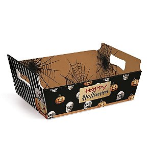 Cesta de Cartão Welcome Halloween P 18x13x7,5cm - 1 Un