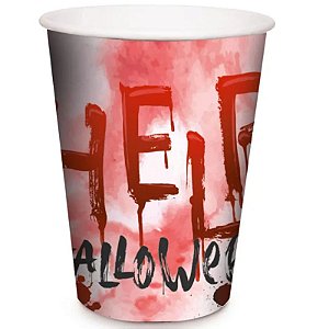Copo de Papel Help Halloween 2024 240ml - 8 Un