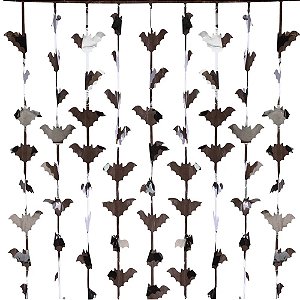 Cortina Morcego Halloween 100x200cm - 1 Un