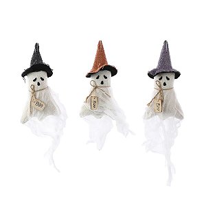 Fantasma Decorativo Don, Ed e Greg Halloween - 3 Un