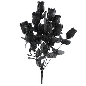 Flor Áurea Halloween 45cm - 1 Un