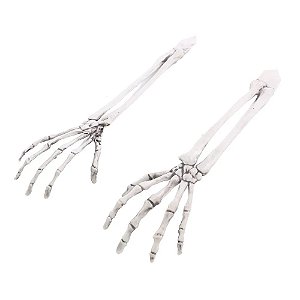 Mãos Esqueletos de Jardim Halloween 40cm - 1 Un