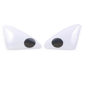 Olhos de Fantasma Bravo Halloween 17x19cm - 2 Un