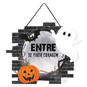 Placa Para Porta Travessuras 2024 - 1 Un