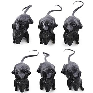 Ratos Para Decoração Halloween - 6 Un
