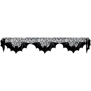 Trilho de Balcão Morcegos Halloween 51x203cm - 1 Un