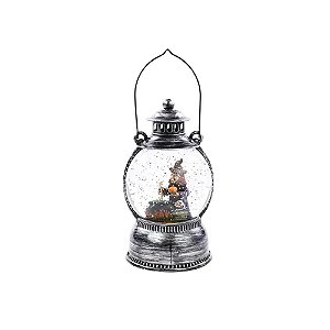 Globo de Neve Com Luz Bruxa 20cm - 1 Un
