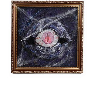 Quadro de Led Olho Sombrio Colorido 34x34,5cm - 1 Un