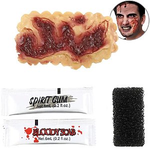 Maquiagem Efeitos Especiais Corte Falso - Kit 3 Un