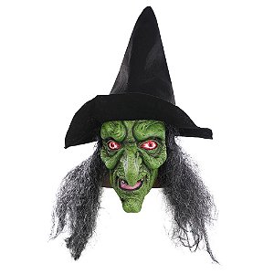 Máscara Bruxa Velha Halloween - 1 Un