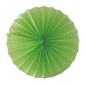 Enfeite de Papel Fiorata 20cm Verde Claro - 1 Un