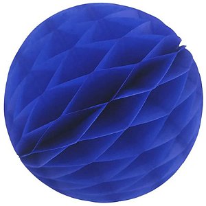 Enfeite de Papel Globo 34cm Azulão - 1 Un