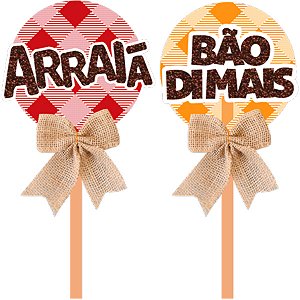 Picks Decorativos Arraiá - 2 Un