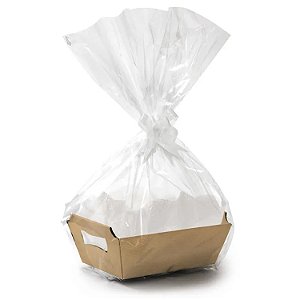 Kit Cesta Liso Kraft G 32x24x11cm - 10 Un