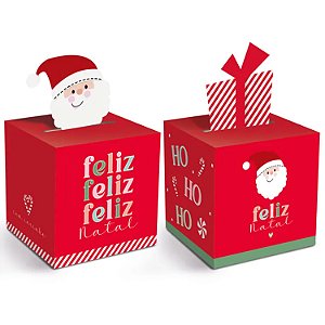 Caixa Pop Up Joyful M 9x9x11cm Composê - 10 Un