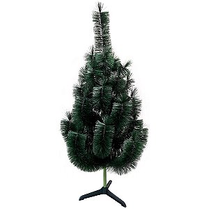 Árvore de Natal Cacto Verde 1,20 Metros Pé de Plástico - 1 Un