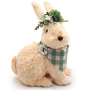 Coelho Decorativo de Palha Green Gables 18cm - 1 Un