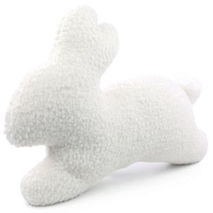 Almofada Silhueta Coelho Branco 36x54x12cm - 1 Un