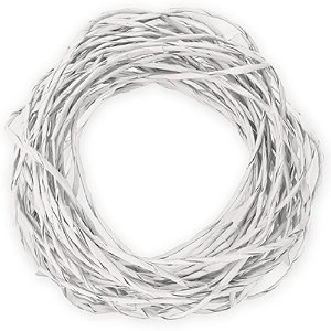 Fio Decorativo de Papel Rústico 7 Metros Liso Branco - 1 Un