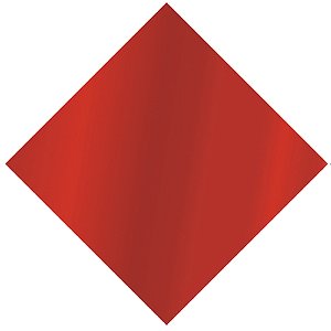 Express Para Ovo Liso 44x44cm Vermelho - 25 Un