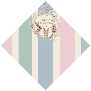 Express Para Ovo Estampado 39x39cm Doce Páscoa - 25 Un