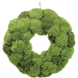 Guirlanda Decorativa Musgo Verde Rustic 40cm - 1 Un