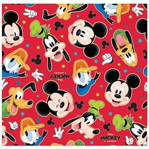 Folha Poli Licenciado 69x89cm Mickey Stickers - 25 Un