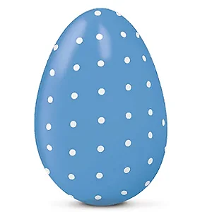 Folha Chumbo Poá Azul/Branco 43,5x58,5cm - 50 Un