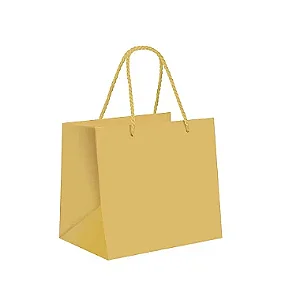Sacola Premium Para Um Meio Ovo Butter Yellow M 30x26x14cm - 10 Un