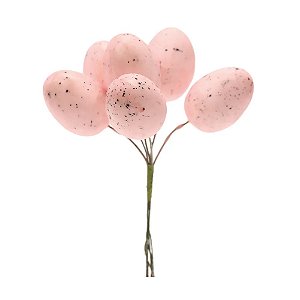 Pick Ovos Fondant 11cm Rosa - 6 Un