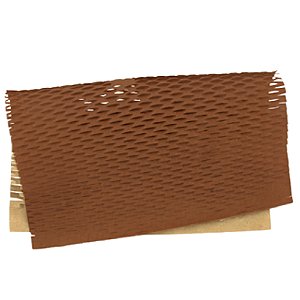 Papel Colméia Liso 50x50cm Marrom - 10 Un