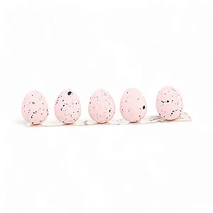 Ovos Decorativos Rosa 1,8x1,5x1,5cm - 100 Un