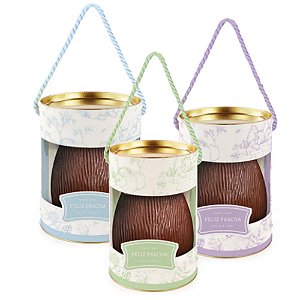 Lata Para Ovo com Alça e Visor 500g Clássico Francês 22x12,5cm - 12 Un