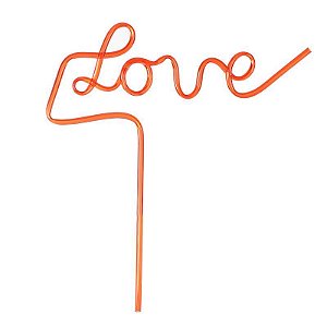 Canudo Formato Divertido Love - 2 Un