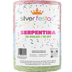 Serpentina Carnaval 10 Metros - 10 Un