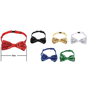 Gravata Borboleta Carnaval Diversos 12cm - 1 Un