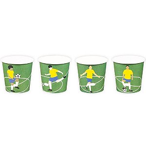 Copo de Papel 210ml Brasil Sortido - 20 Un