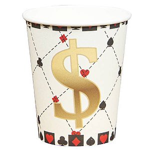 Copo de Papel 270ml Cassino - 10 Un