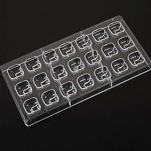 Forma Policarbonato Para Chocolate Molde 21 Cavidades - 1 Un
