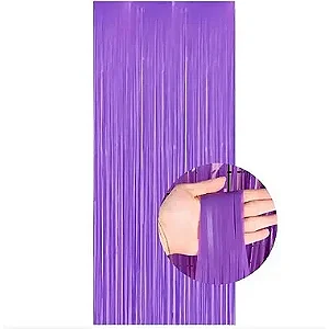 Cortina Neon Roxo 1,00x2,00 Metros - 1 un