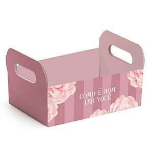 Kit Caixote de Cartão Camélia P 16x10,5x4,5cm - 10 Un
