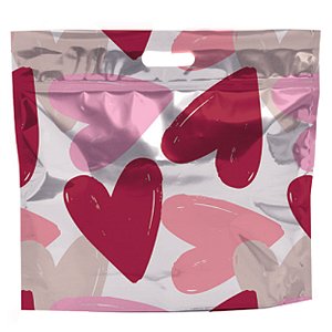 Kit Sacola Laminada com Zíper 32x40+5cm Passione - 50 Un