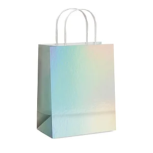 Kit Sacola de Papel Nacarado G 32x26,5x13cm - 10 Un