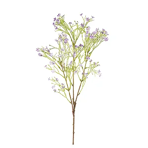 Flores Decorativas Permanentes - Wallflower X36 72cm Lilás - 6 Hastes