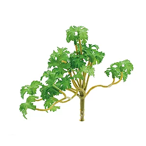 Folhas Decorativas Permanentes - Pick Folhagem 14cm Verde - 6 Buquês