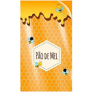 Saco Transparente para Pão de Mel 11x19,5cm - 50 Un